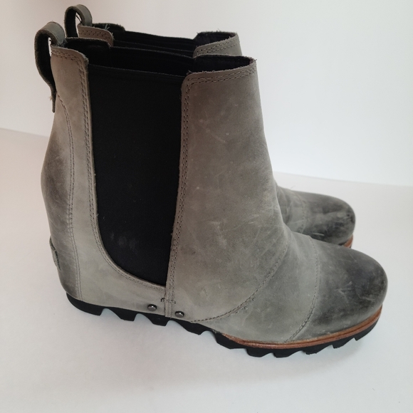 Sorel Shoes - Sorel Lea Wedge Ankle Leather Waterproof booties